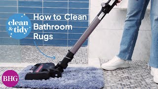 How to Clean Bathroom Rugs | Clean & Tidy | Better Homes & Gardens by Better Homes and Gardens 4,401 views 1 year ago 1 minute, 11 seconds