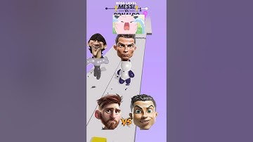 Team Messi vs Team Ronaldo | Blob Run Challenge #shorts #gaimng #gameplay #trendingshorts