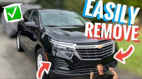How To EASILY Remove A 2022-24 Chevy Equinox Front Bumper