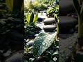 Arid desert floor cracks open, transforming into a vibrant, water-filled oasis.