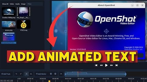 How to Add Animated Text in Openshot 2025?