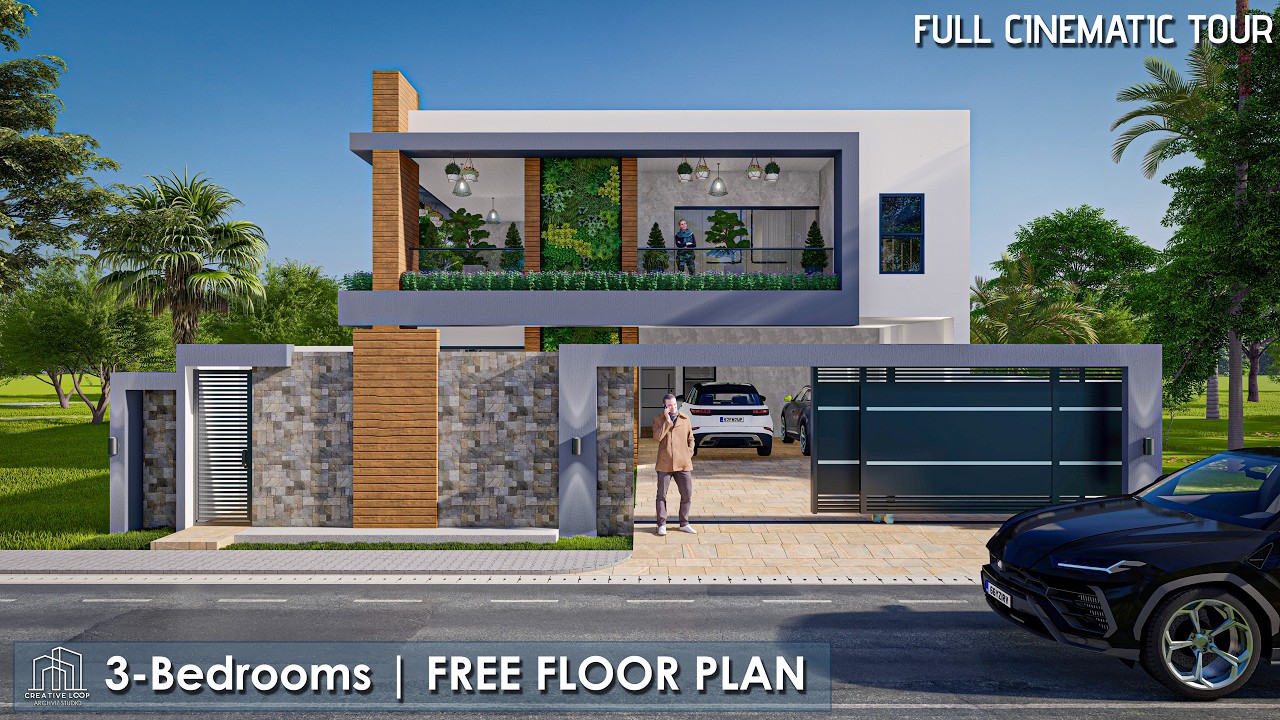 This 3-Bedroom Modern House is the Definition of PERFECTION!