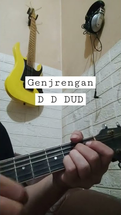 Bengawan Solo - Tutorial Gitar Genjrengan #shorts