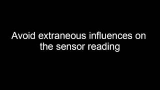 Infra-red temperature set-up for the RV2 biofeedback device