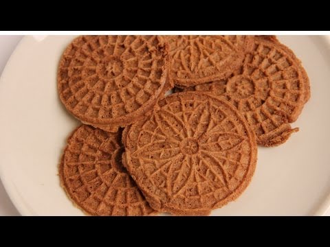 Chocolate Pizzelles Recipe - Laura Vitale - Laura in the Kitchen Episode 354