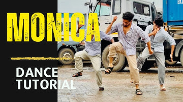 MONICA 🔥 | DANCE TUTORIAL | Mirrored View |   Step By Step EXPLAINED in MALAYALAM