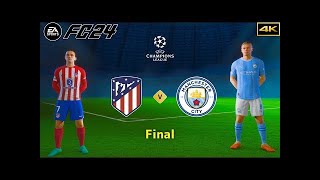 EA SPORTS FC 24 || Atletico De Madrid Vs Manchester City || Gameplay || Ea Sports ||