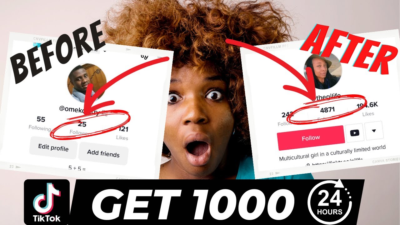 How To Get 1000 TikTOK Followers in few hours - YouTube