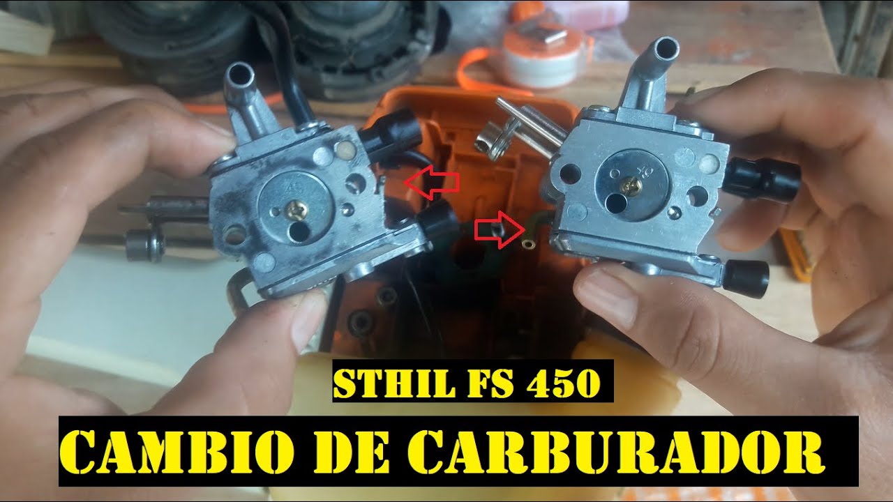 Carburador STIHL FS400 FS450 FS480 Regulación AUTOMÁTICA Larga