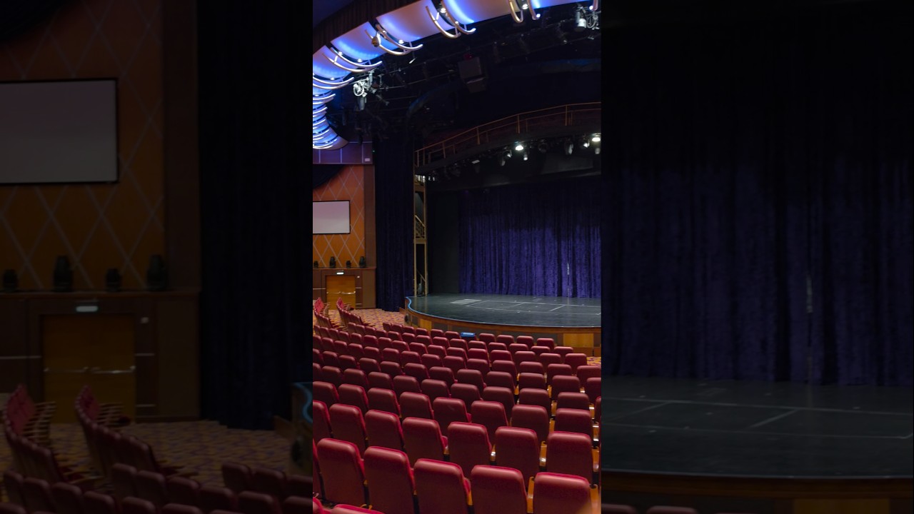 It's like a Broadway theater on a cruise ship #musical #broadway #youtubeshorts #theater