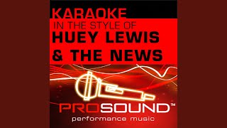 Mother In Law (Karaoke Instrumental Track) (In the style of Huey Lewis and The News)
