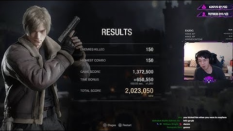 RE4 REMAKE MERCENARIES "CASTLE" 2,023,050 WORLD RECORD HIGHEST SCORE BEST STRATEGY S++ RANK!