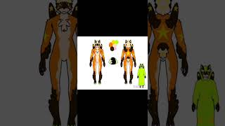 Ref sheet #furry #ibispaintx #speedpaint #thewizardofspeedandtime