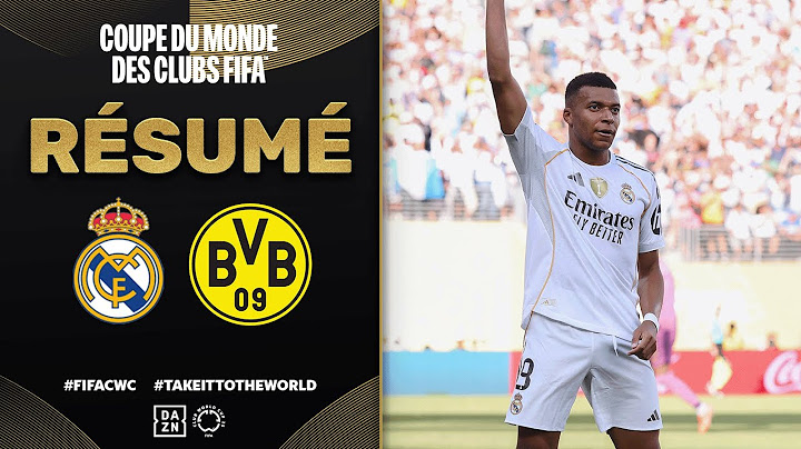 Résumé de Real Madrid vs. Dortmund | Coupe du Monde des Clubs | Quart de finale