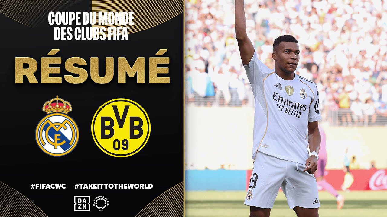 Résumé de Real Madrid vs. Dortmund | Coupe du Monde des Clubs | Quart de finale
