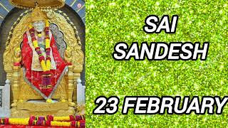 Sai Sandesh  23 February 2026