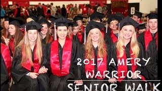 Senior Walk - Amery Warrior Class of 2017