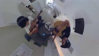 Gopro Fusion - Zoom H4N Pro Test - Funky Guitar