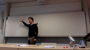 General Relativity, Lecture Week 4, April 30th 2018