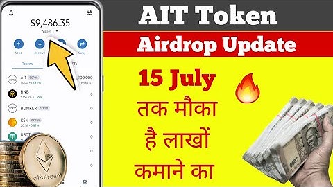 AIT Token Airdrop Update 🔥 Get 100000 token instant in trust wallet ☝️#ait #moneyhub