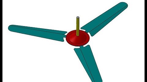 Ceiling Fan design and assembly SolidWorks Tutorial
