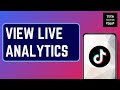 How to View TikTok Live Analytics