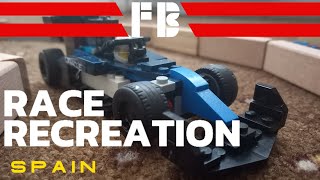 Race recreation | LEGO 2025 F1 Spanish grand prix