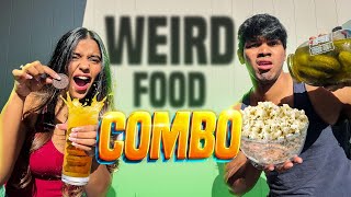 Trying Our Subscribers WEIRD Food Combinations | PART 2 - සිංහල vlog - Lankan Couple #weloveyou