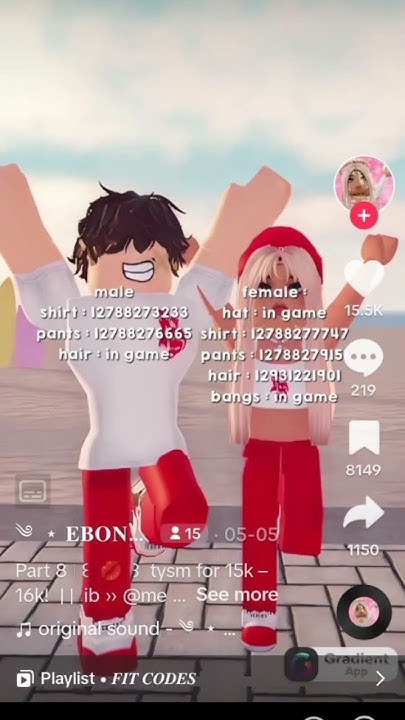 коды на парные скины!подпишись🤍🐻#рб#роблокс#брук#брукхейвен#рек - YouTube