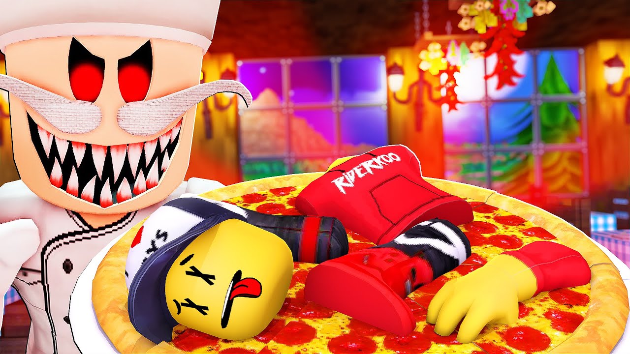 CHTĚL SI Z NÁS UDĚLAT PIZZU... Escape Papa Pizza's Pizzeria! (SCARY OBBY)