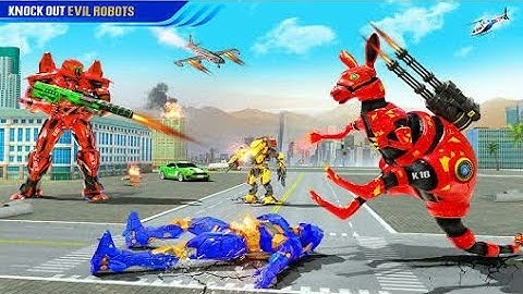 Grand Kangroo Robot Car Transformation | Robot Games | Chari Games