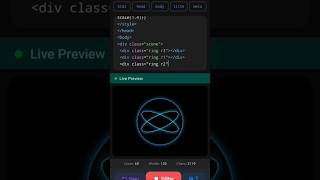 I Made a Hologram AI Orb Using HTML CSS & JavaScript 🤖✨ | Coding Animation#bca #coding #aryankelvin
