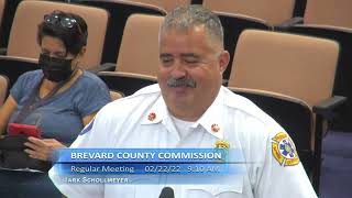 Brevard commission honors retiring Fire Rescue chief Mark Schollmeyer