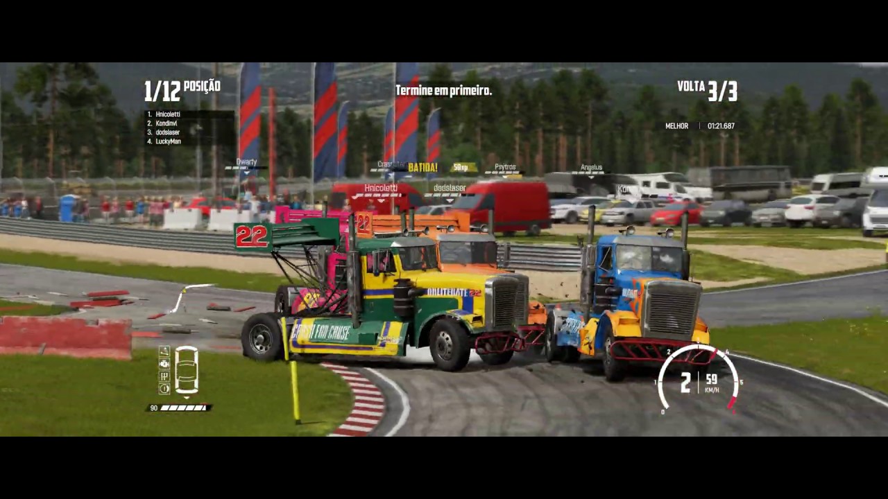 Wreckfest - Truck Race - YouTube