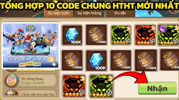 Cập Nhật 10 Code Huyền Thoại Hải Tặc Dùng Chung Mới Update | Sự Kiện Phát Giftcode HTHT Toàn Sever