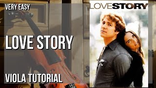 SUPER EASY: How to play Love Story  by Taylor Swift on Viola (Tutorial)