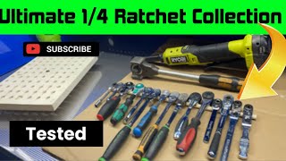 1/4 ratchet types, how they work, and my collection of Snap on, Matco, Wera, gearwench, proto & more