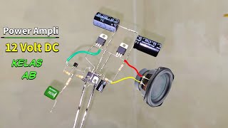 Making a 12 volt class AB power amplifier