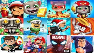 Subway Surfers Christmas 2019 VS Tallking Tom Gold Run Temple Run Ben 10 Mario Kart Tour Minion Rush screenshot 3