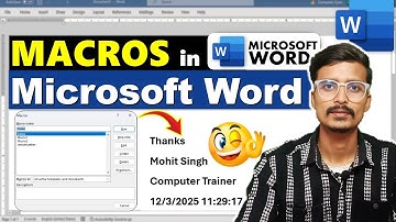 MS Word Macro Kaise Use Kare? | Word Macros Tutorial in Hindi | Automate Tasks in 1 Click