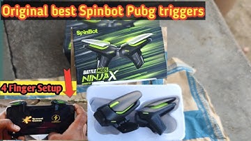 Gaming Trigger Unboxing and gaming play mobile games like 4 fingers Spinbot gaming trigger