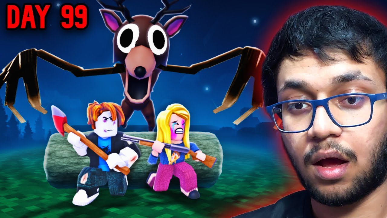 I Finally SURVIVED 99 Nights in the Forest! - YouTube