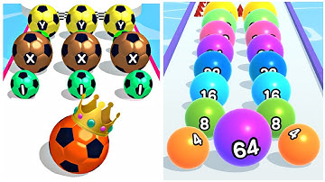 MAX LEVELS A-Z Run vs BallRun2048 🔮💥: All Levels Gameplay Walkthrough Android ,iOS NEW UPDATE