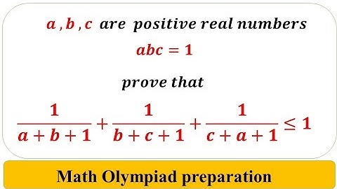 math Olympiad preparation / challenging inequality