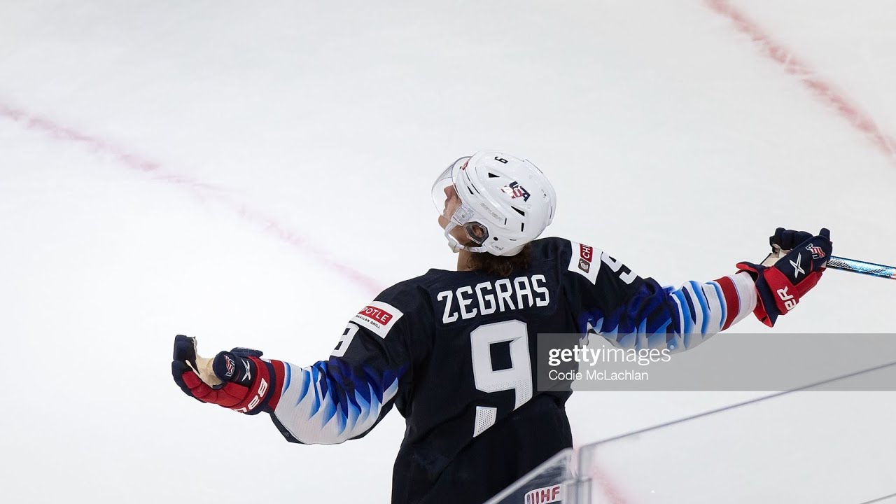 Zegras powers US past Czech Republic at world junior tourney