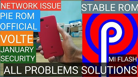 MI A1 PIE OFFICIAL ROM || FLASH BY MI FLASH TOOL || JAN PATCH || OTA UPDATE || LOCK BOOTLOADER