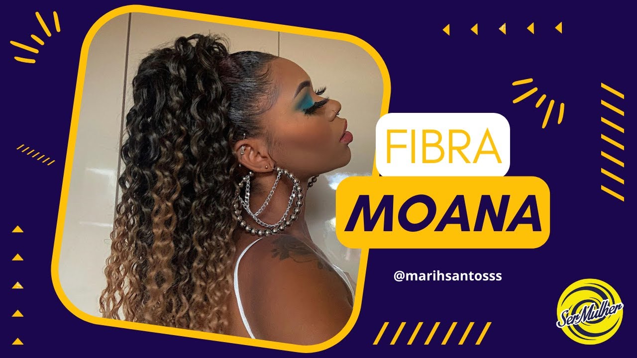 PENTEADO SUPER FÁCIL COM A FIBRA MOANA (RABO DE CAVALO)