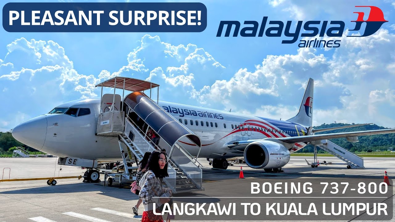 Malaysia Airlines NEW Boeing 737-800 ECONOMY Trip Report | Langkawi to Kuala Lumpur