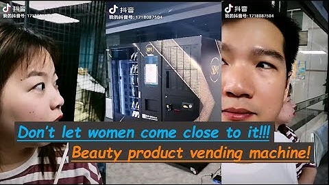 Beauty product vending machine. eyelash Cusmetic, nail, hair Elevator touch screen vending machine.