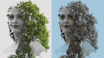 How to create a Double Exposure Effect in Photoshop ( in Tamil with ESubs )